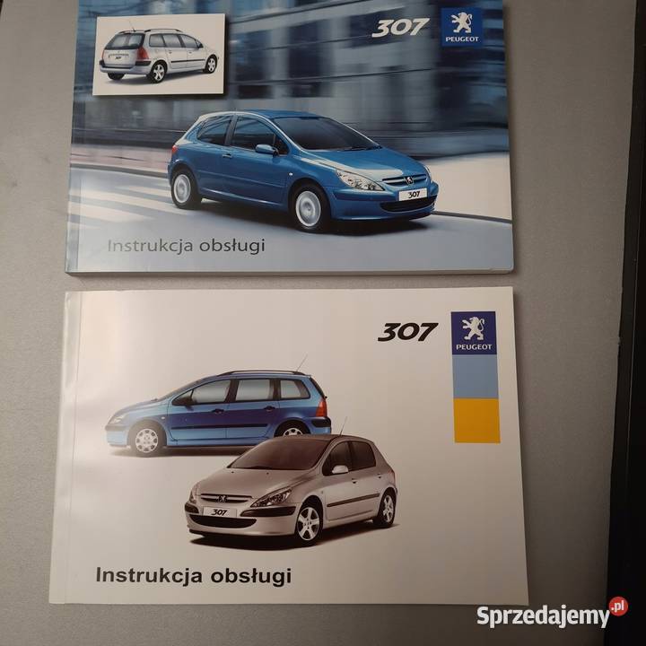 INSTRUKCJA OBSŁUGI PEUGEOT 307 Pozostałe warmińsko-mazurskie Piecki