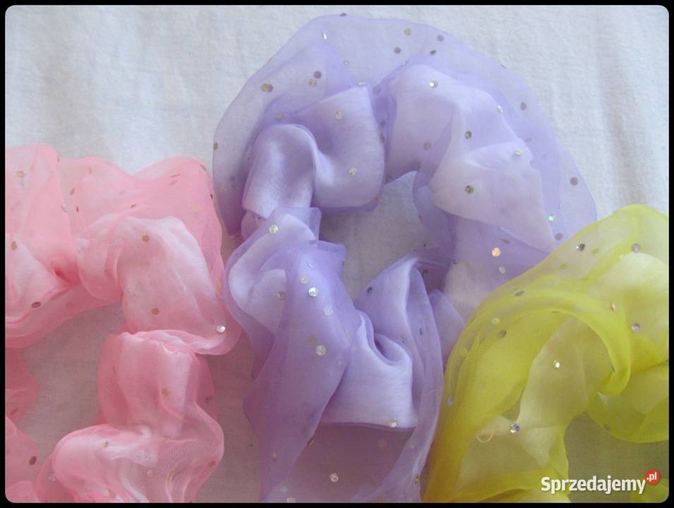 kolorowe gumki frotki do włosów dziewczynki 5 Pozostałe mazowieckie Płock