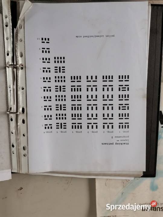 Paletyzator do układania worków na palecie nieuszkodzony