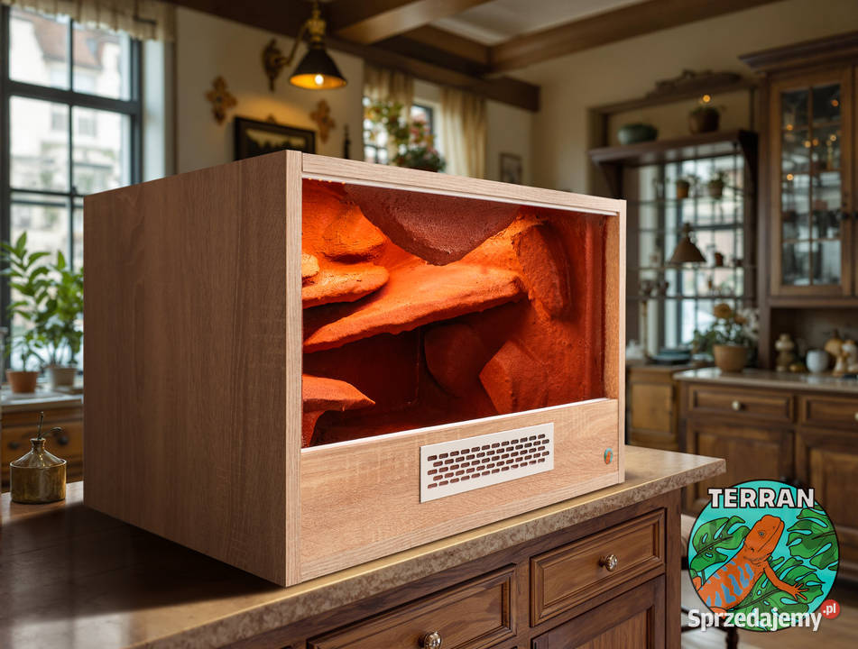 Terrarium nowe ze szkła 80x40x40 Agama gekon wąż dolnośląskie Wałbrzych sprzedam