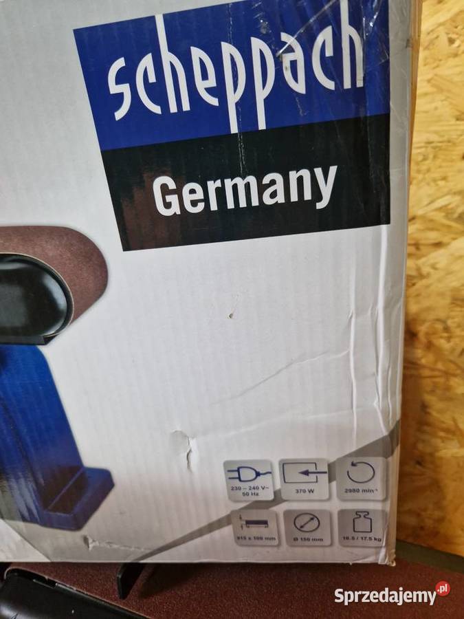 Scheppach Szlifierka taśmowotarczowa BTS900 370 Głogowa