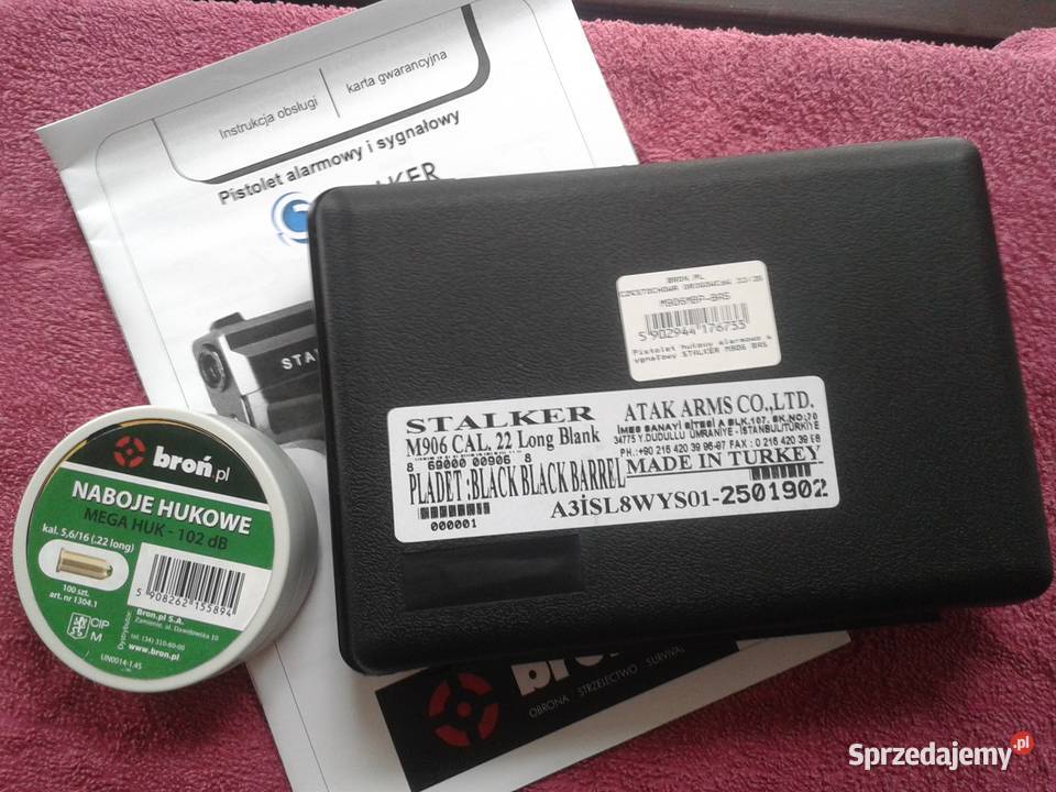 Pistolet hukowy Stalker M906 Lublin