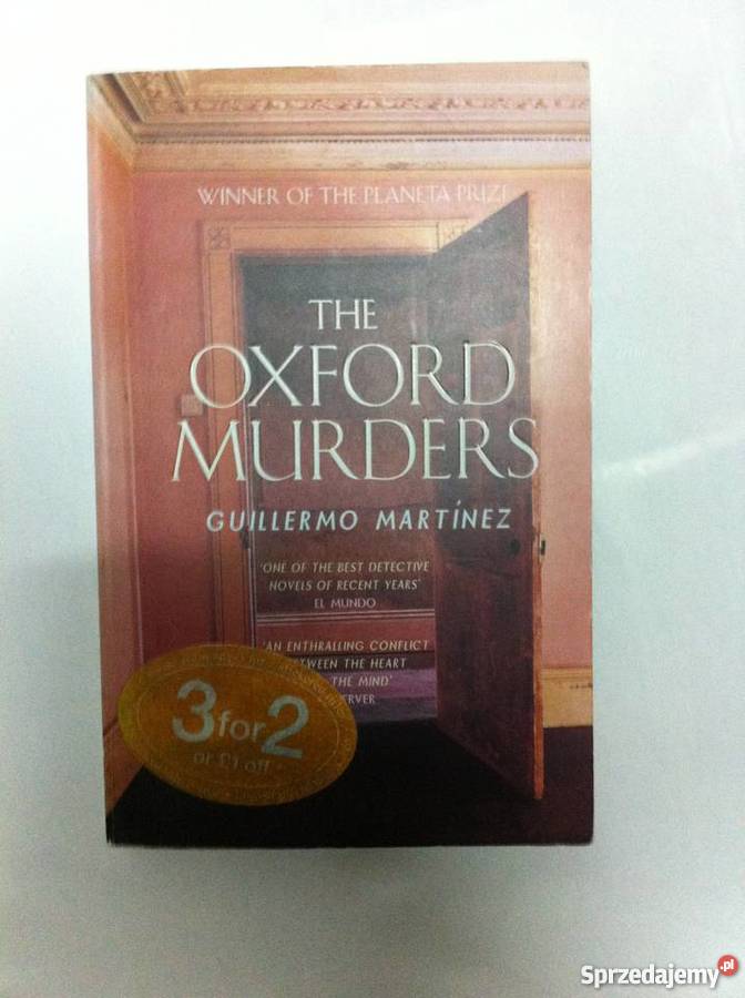 The Oxford Murders Rok wydania 2017 Proza i poezja Poznań