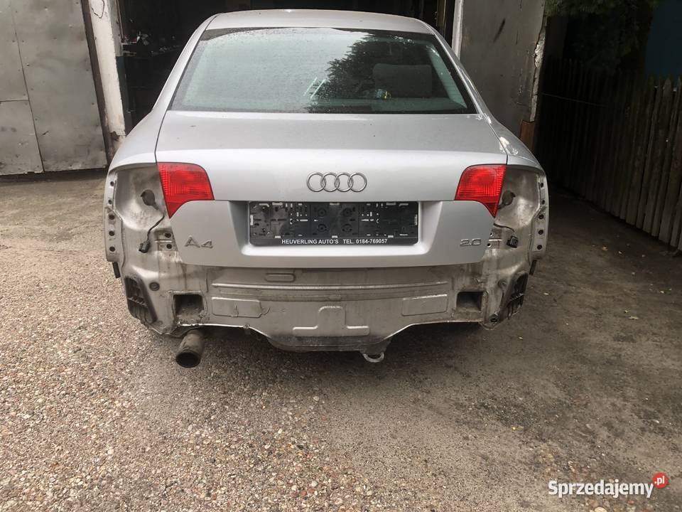 Audi A4 B7 sedan wszystkie części Rok produkcji 2005