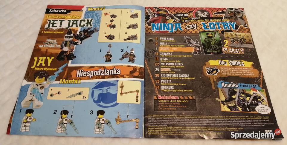 Lego Ninjago 82018 40 Książeczki dzieci czaso Czeladź