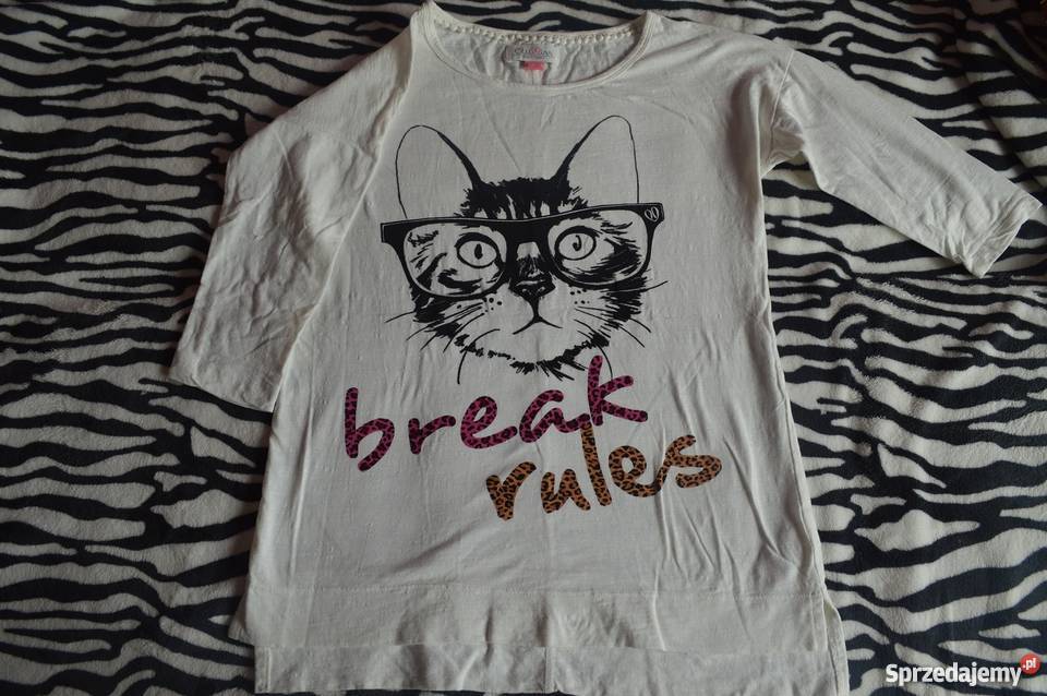 Bluzka CROPP rękaw 34 biały Olecko sprzedam