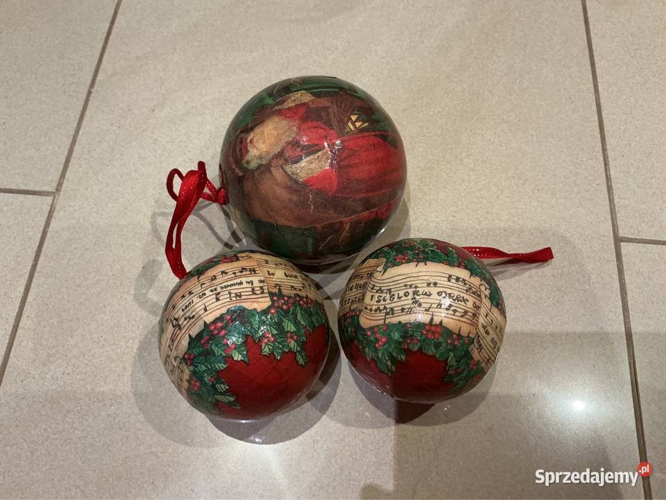 Bombki Decoupage 3 Nowa Sól