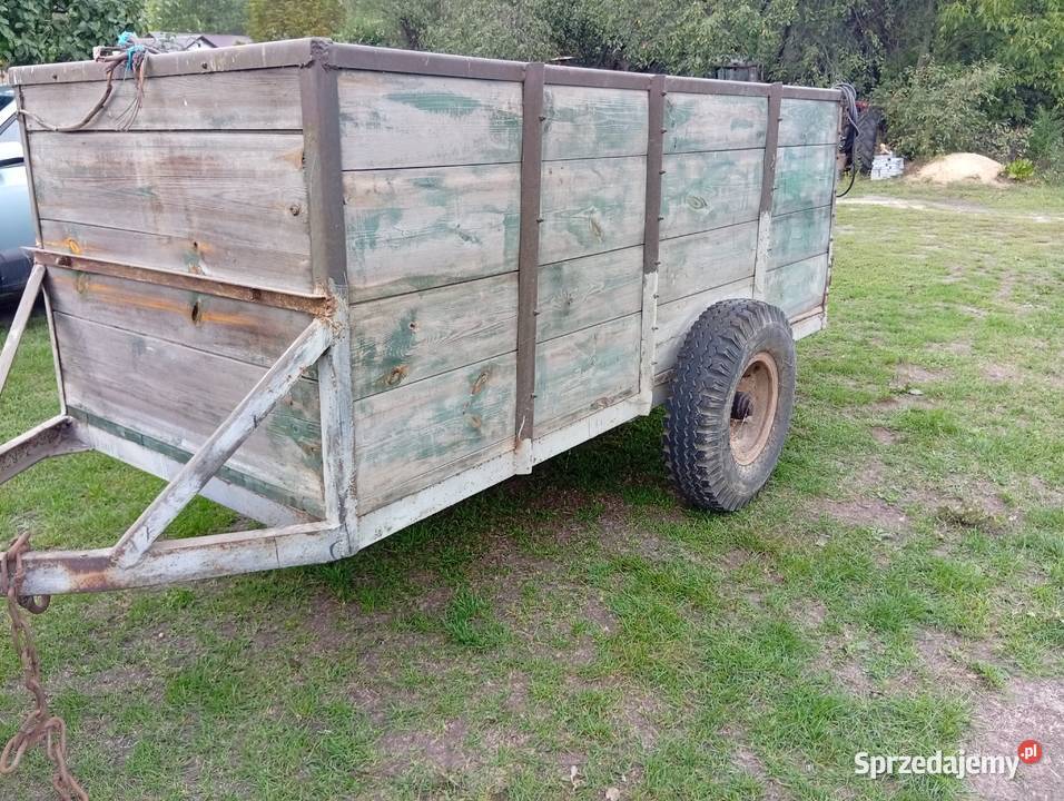 Przyczepa klatka jednoosiowa