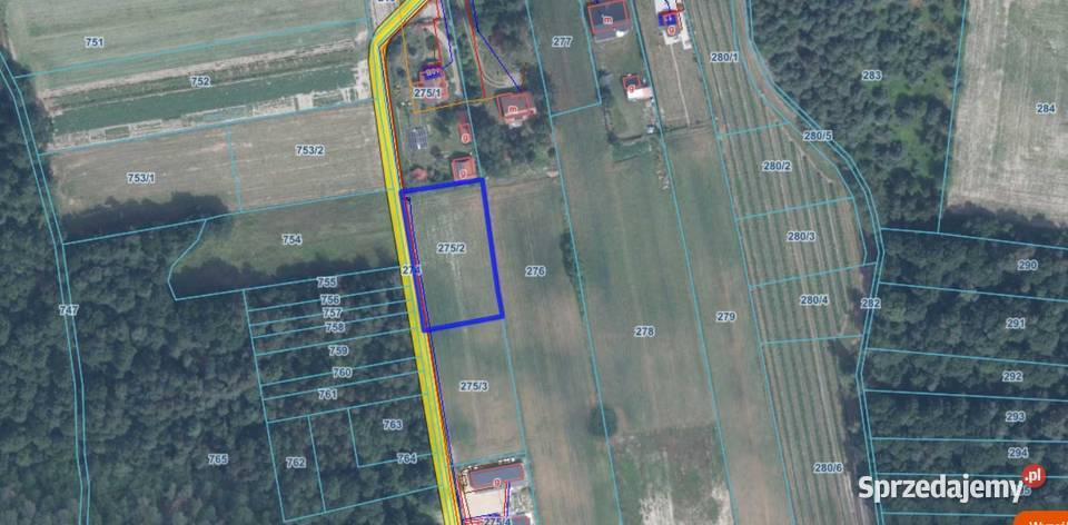 Sprzedam działkę budowlana 1765 m2 Sprzedaż Słotwiny sprzedam