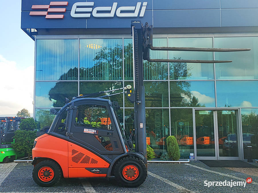 Wózek widłowy Linde H45T02 duplex 37 m LPG 45 Linde Kęty