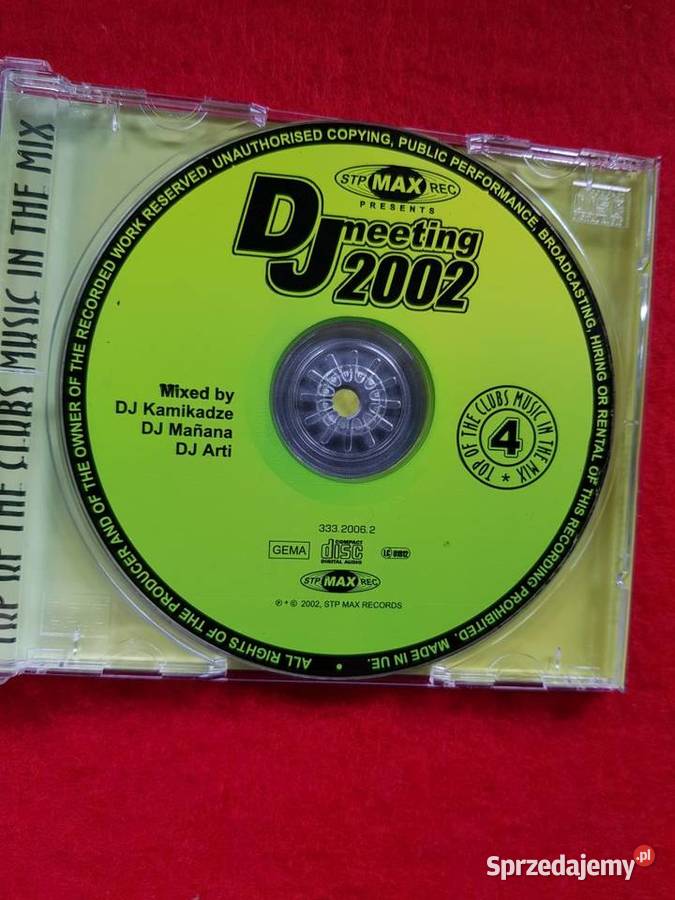 DJ MEETING 2002 na CD jedyna unikat świętokrzyskie Kielce
