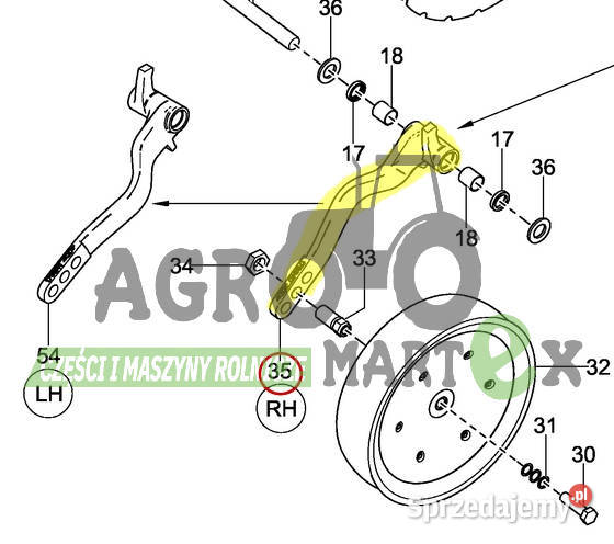 179240 UCHWYT RH VADERSTAD Wichrów