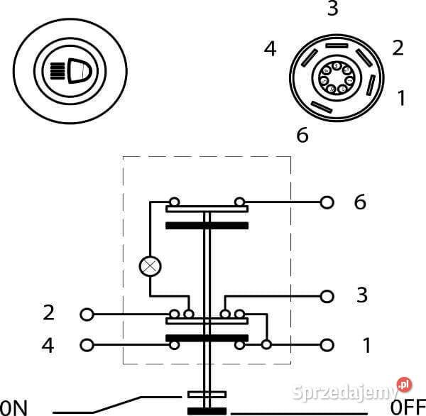 Przełącznik przyciskowy świateł drogowych małopolskie Kamionna sprzedam