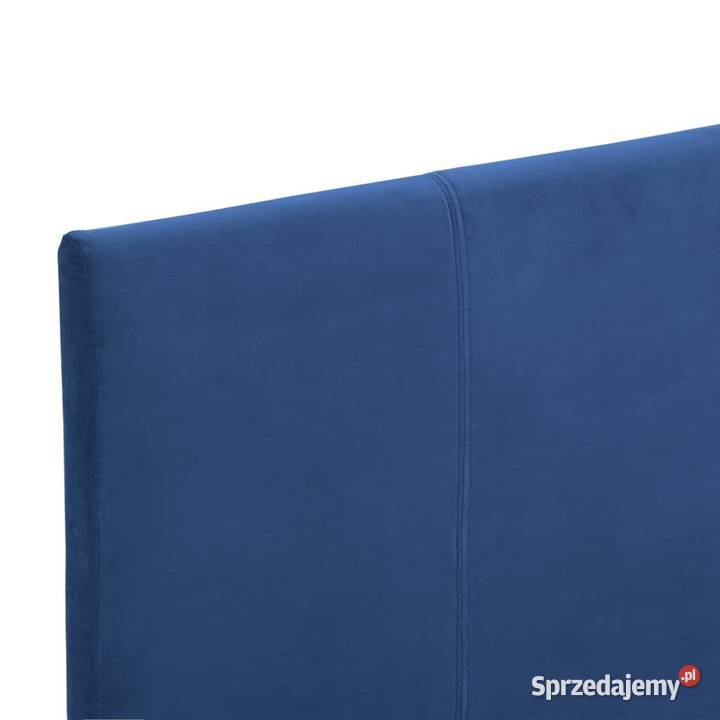 vidaXL Rama łóżka niebieska tapicerowana 280951 Warszawa