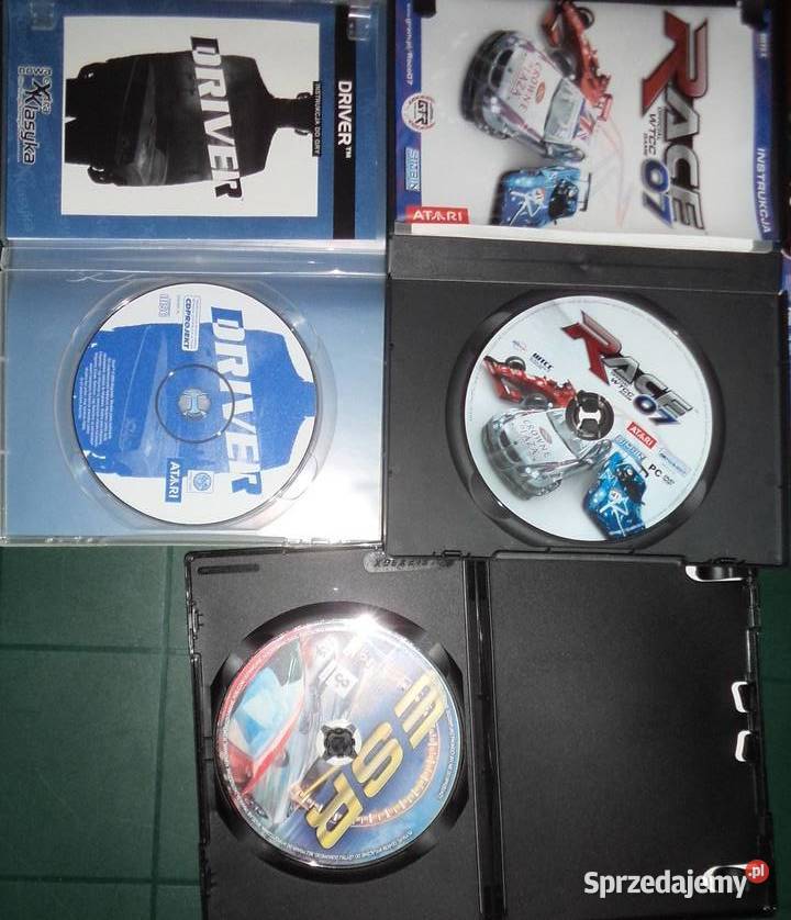 3 gry wyścigowe PC CD DVD BOX Driver Race 07 ESR podkarpackie Rzeszów