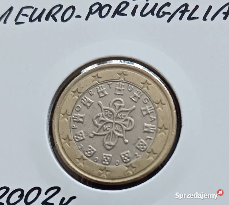 1 Euro Portugalia 2002 r Rzadkość