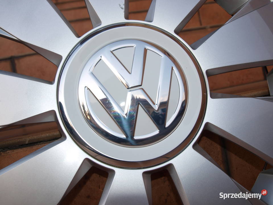 VW kołpaki 14 oryginalne chrom komplet 4 sztuki Koła i felgi Kalisz
