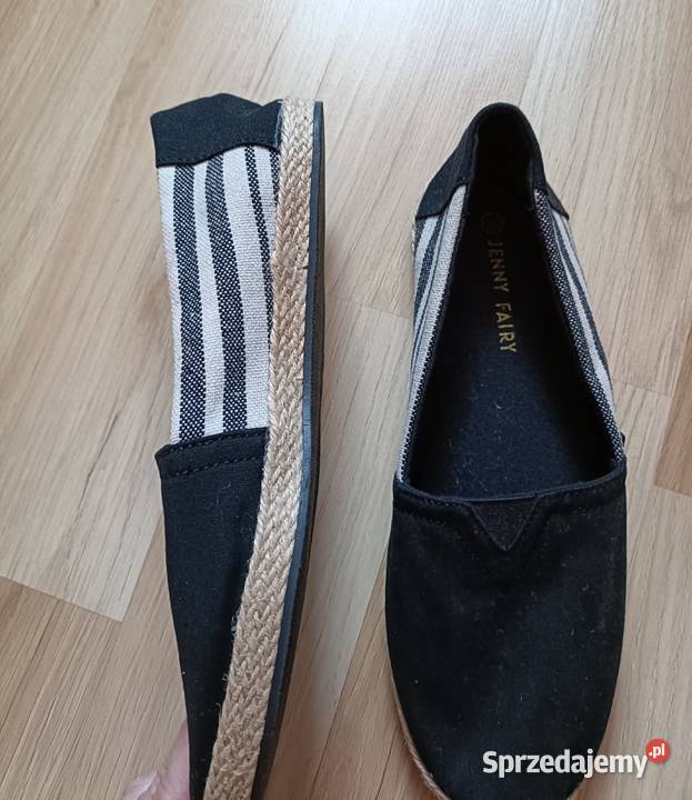 Czarne espadryle łódzkie Łódź