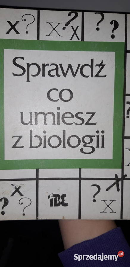 co umiesz z biologii unikatowe książki kolekcje Warszawa