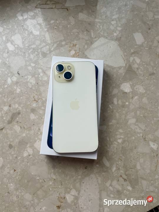 Iphone 15 128GB Złoty Okazja Idealny Apple / iPhone Tarnów