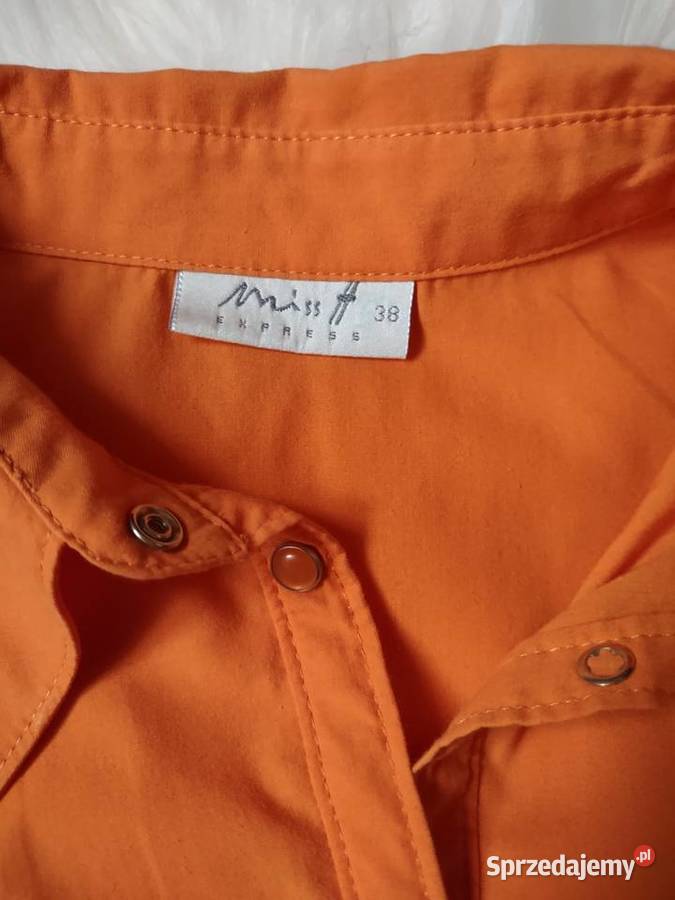 Pomarańczowa koszula SM Inny materiał Olkusz