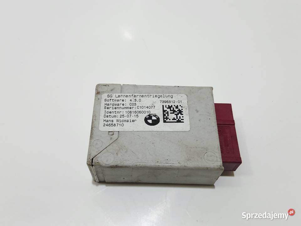 MODUŁ FOTELA BMW X1 F48 7396812 Strzyżewice