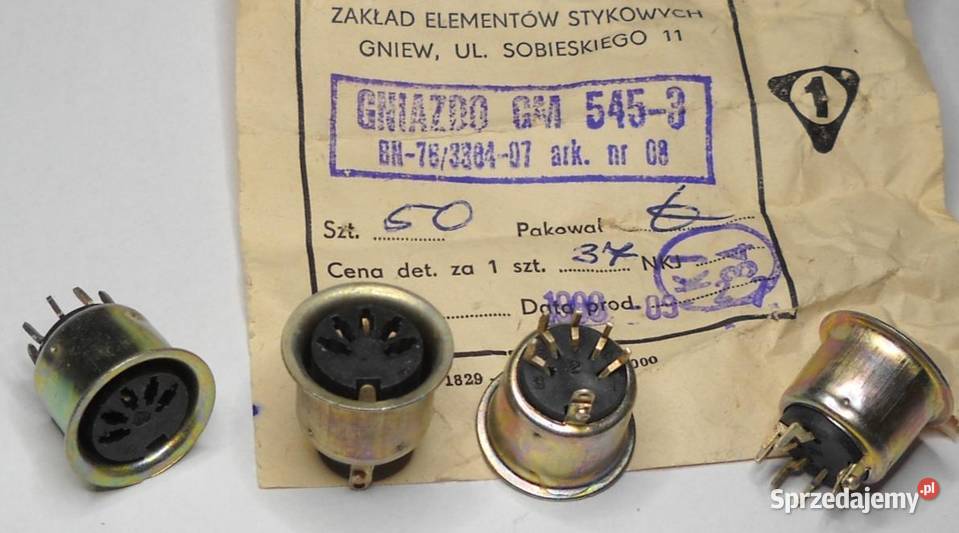 Gniazdo GM5453 Unitra UNITECH Gdańsk