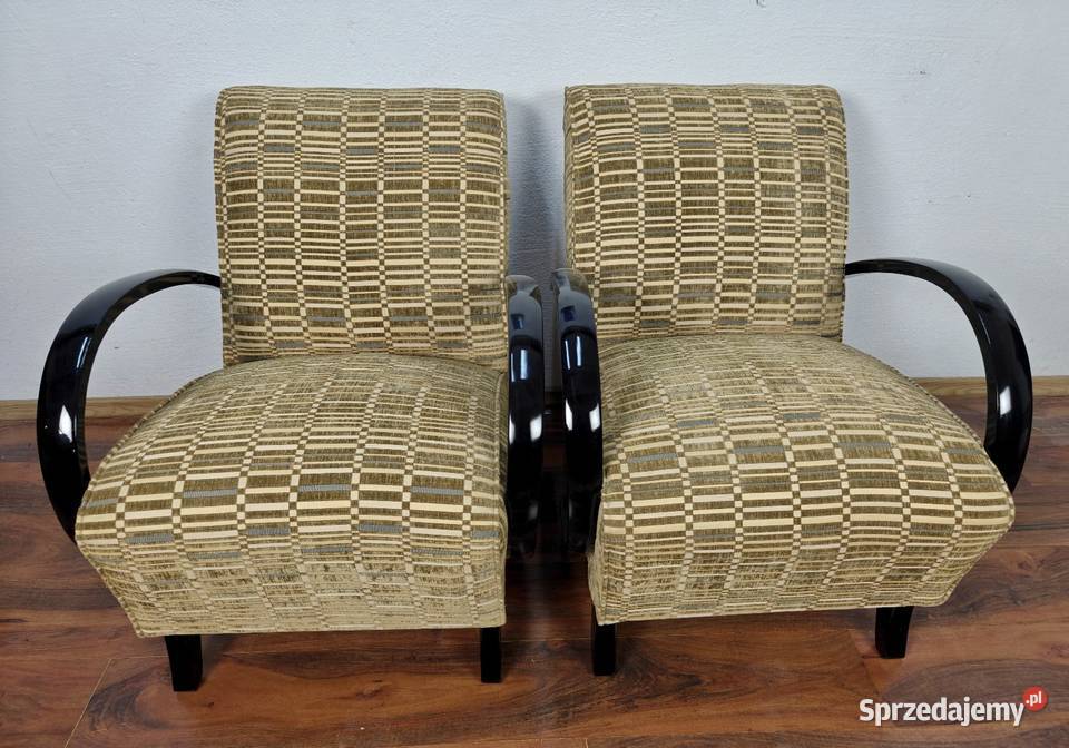 Stylowy fotel Halabala z lat 30 renowacji mazowieckie Warszawa