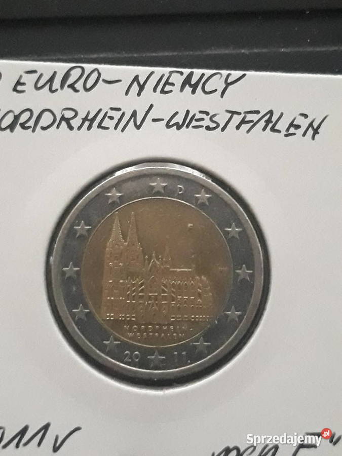 2 Euro Niemcy 2011 rmen FNordheinWestfallen Konin