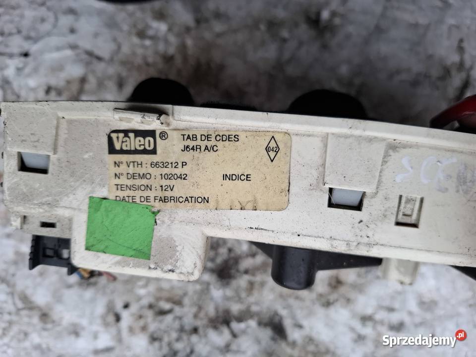 Panel Sterowania Renault Scenic I Wisznice