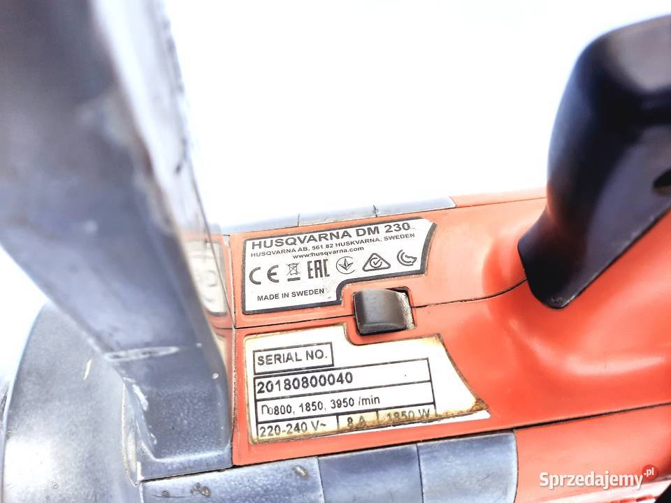 HUSQVARNA DM 230 WIERTNICA RĘCZNA 3 BIEGI 230V Gaszowice