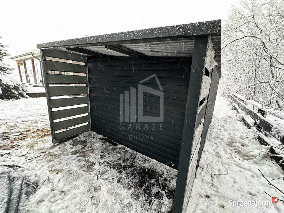 Domek Ogrodowy Schowek Blaszany 5x3 1x3 Antracyt Przemyśl sprzedam