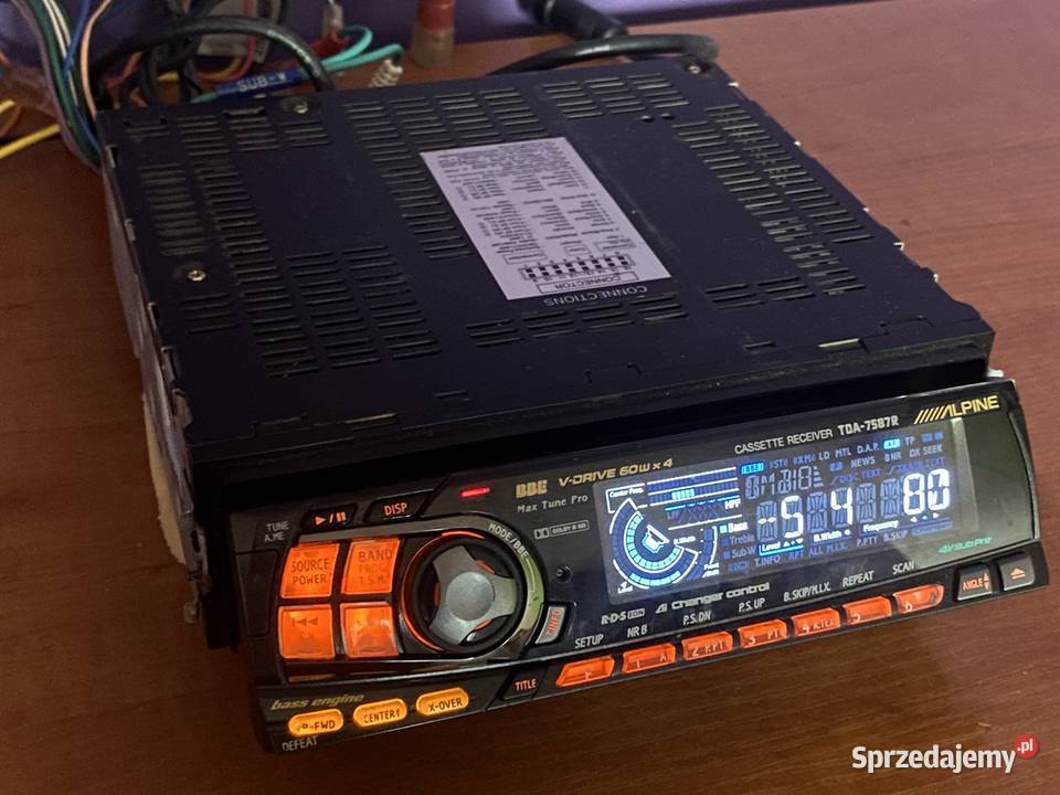 ALPINE TDA7587R I Kaseta I Winda I Oldschool I Radioodtwarzacze wielkopolskie Kępno