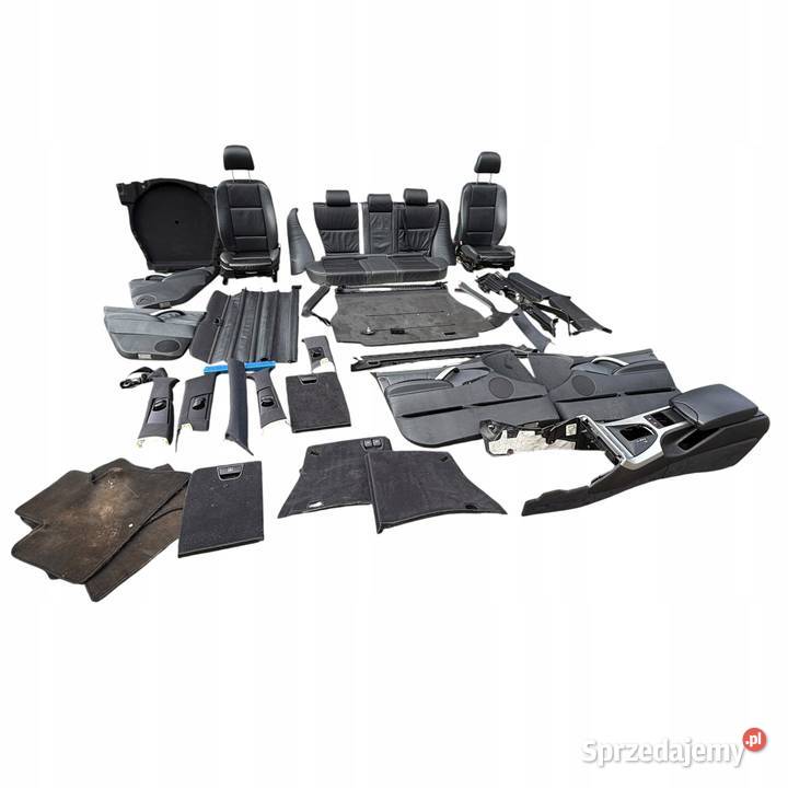 Wnętrze Kanapa Fotele Boczki Tapicerka Skóra BMW Barłogi