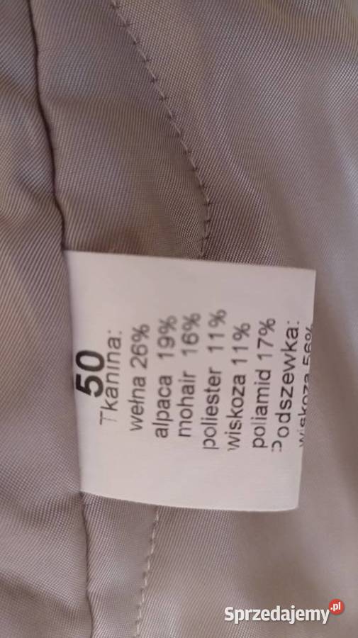 Płaszcz damski rozmiar 50 Kurtki i płaszcze Tarnowo Podgórne