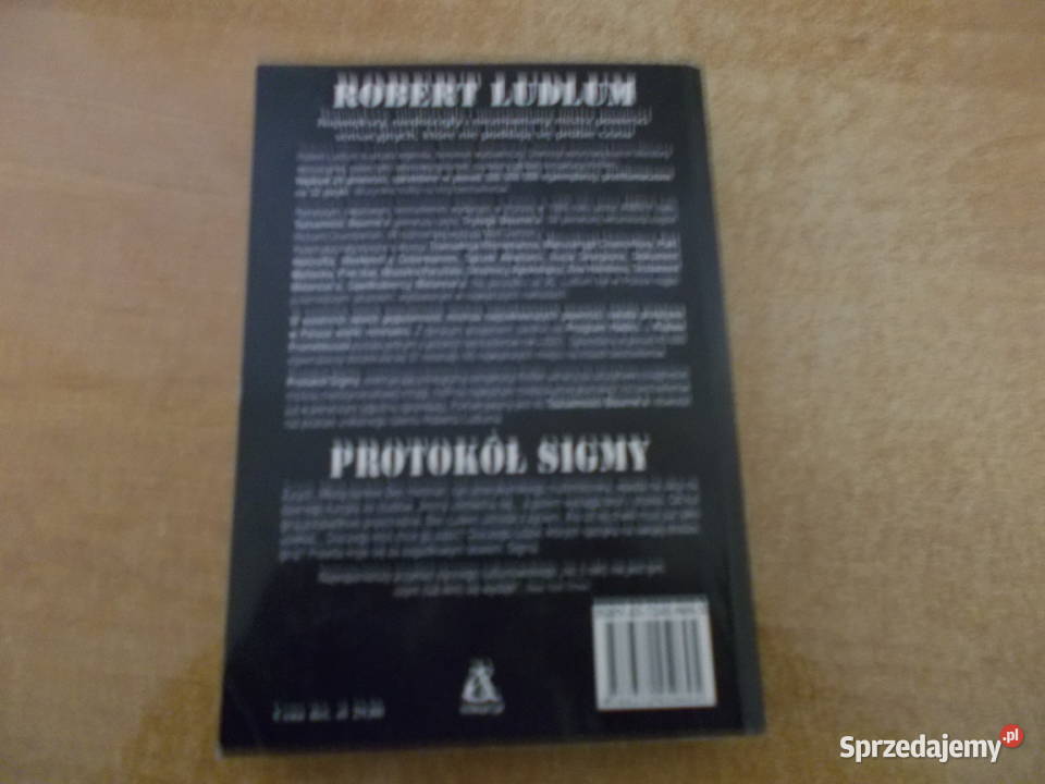 Robert Ludlum Protokół Sigmy Głubczyce sprzedam