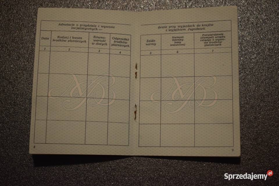 Książeczka Walutowa z lat 80 tych Chełmno sprzedam