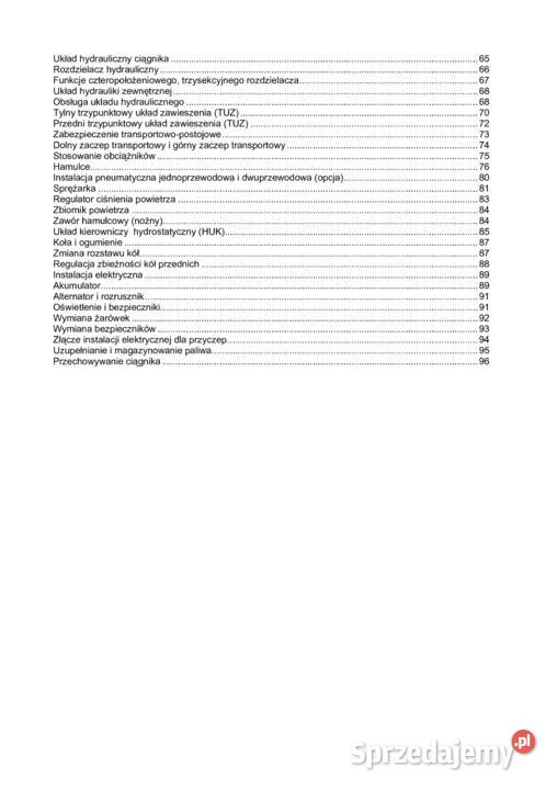 Instrukcja obsługi Pronar MTZ 320 AM 320 AMK podkarpackie Stalowa Wola sprzedam