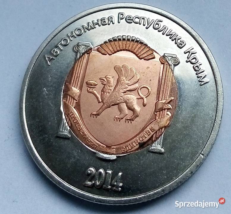 KRYM10 RUBLI2014 r OKRETSEWASTOPOL KOLOR mazowieckie Legionowo