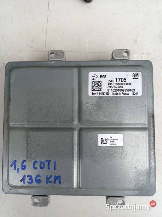Opel komputer sterownik silnika 55491705 Jarocin
