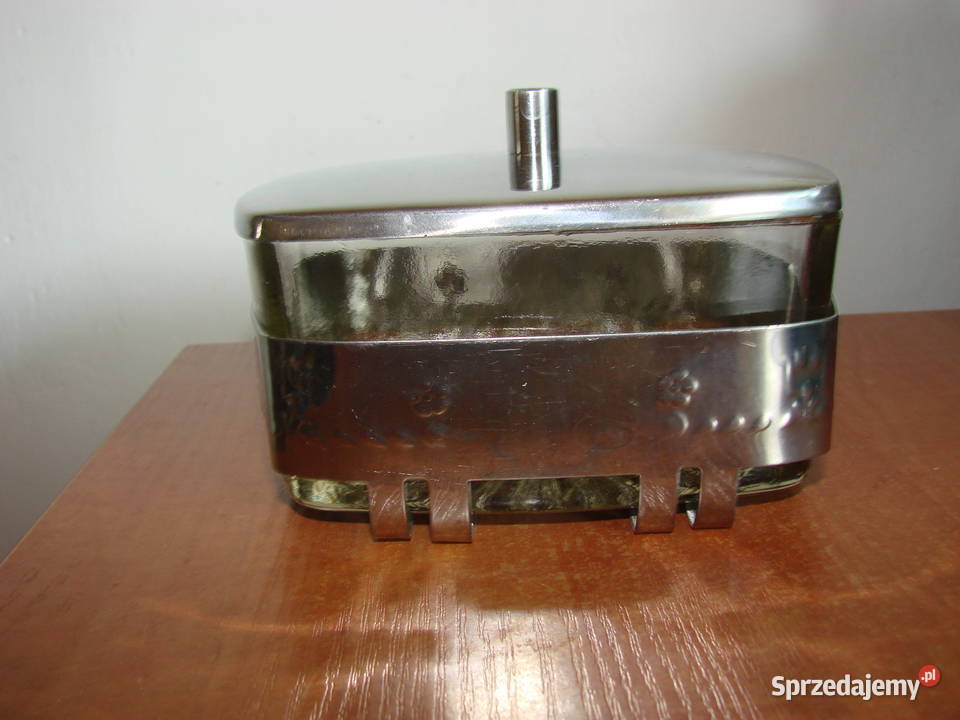 Stojadła Nierdzewne cukiernica PRL Pruszcz Gdański