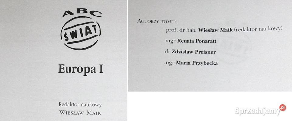 ABC Świat Europa I Wiesław Maik Chełm