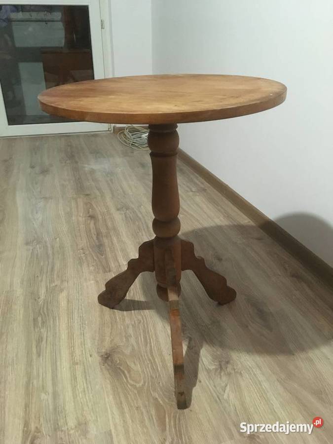 Stolik okrągły na 1 nodze Szczecin