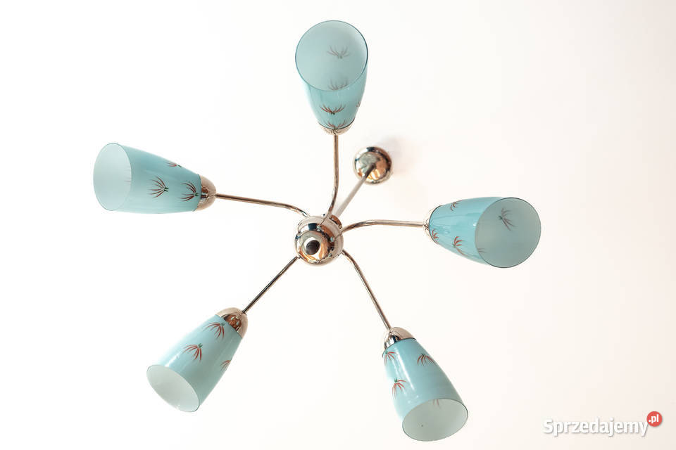 Żyrandol lata 60 Look PopArt MidCentury Vintage Dąbrowa Górnicza