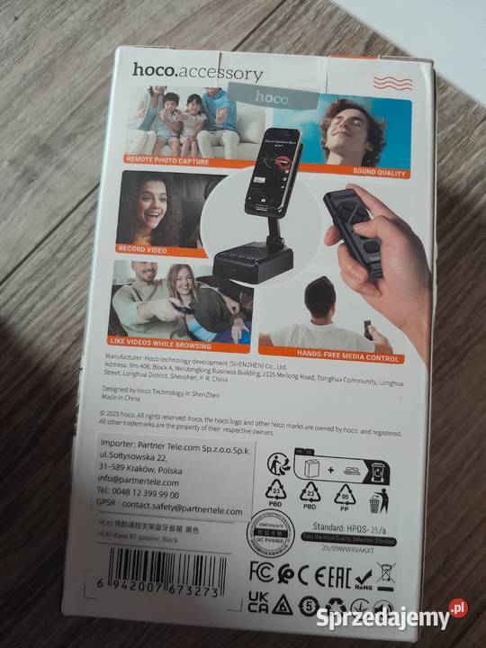 Głośnik biurkowy Bluetooth Hoco HC45 z funkcją Wieliczka