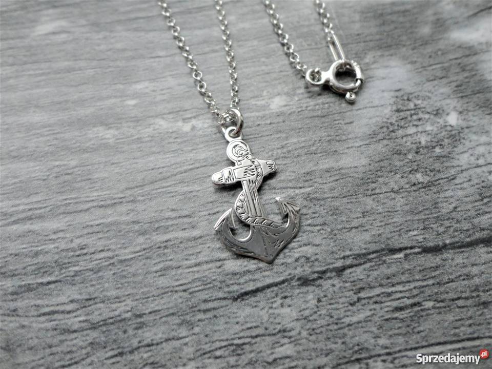 Srebrny Naszyjnik KOTWICA srebro 925 Poznań