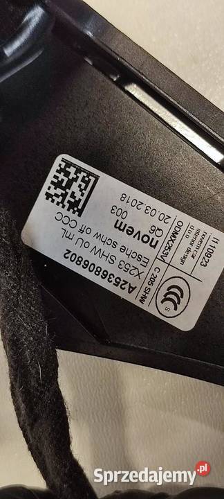 MERCEDES GLC W253 SUV DEKOR SCHOWEK TYNELU Części samochodowe dolnośląskie