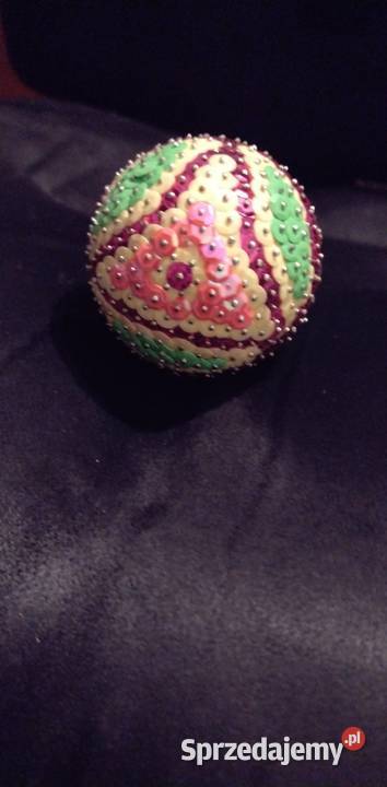 Jaja cekinowe 10 Czarna