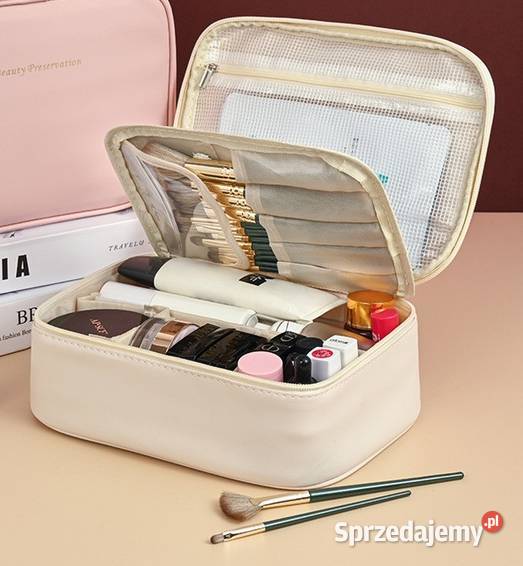 Kosmetyczka Kuferek Kremowa śląskie Częstochowa