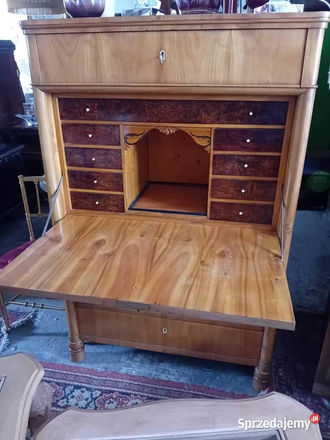 Sekretera Biedermeier lubelskie Tarnogród sprzedam